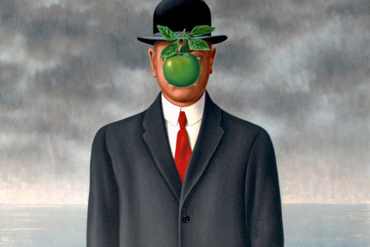 Cuando Magritte se ocultó tras una manzana en El hijo del hombre