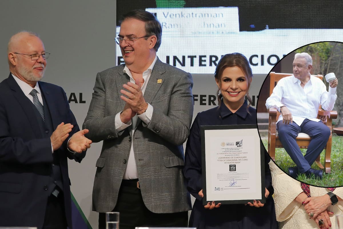 En 2023, AMLO calificó a la FIL Guadalajara como un “cónclave de derecha”; dos años después, Marcelo Ebrard regresa al recinto para participar en la edición 2025 y entregar un reconocimiento a la Feria en nombre de Claudia Sheinbaum