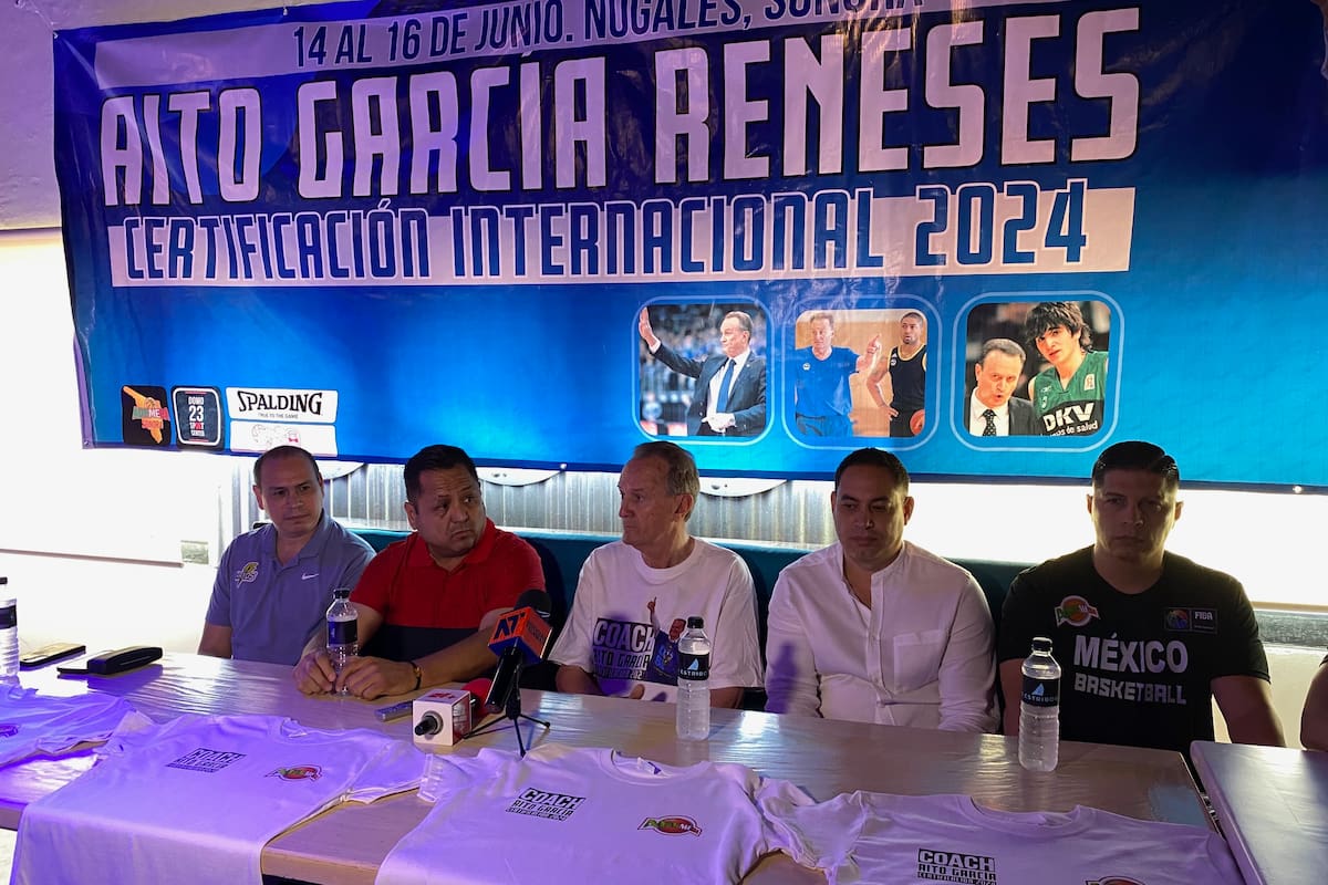 Certificará español Aíto García a entrenadores de basquetbol en Nogales