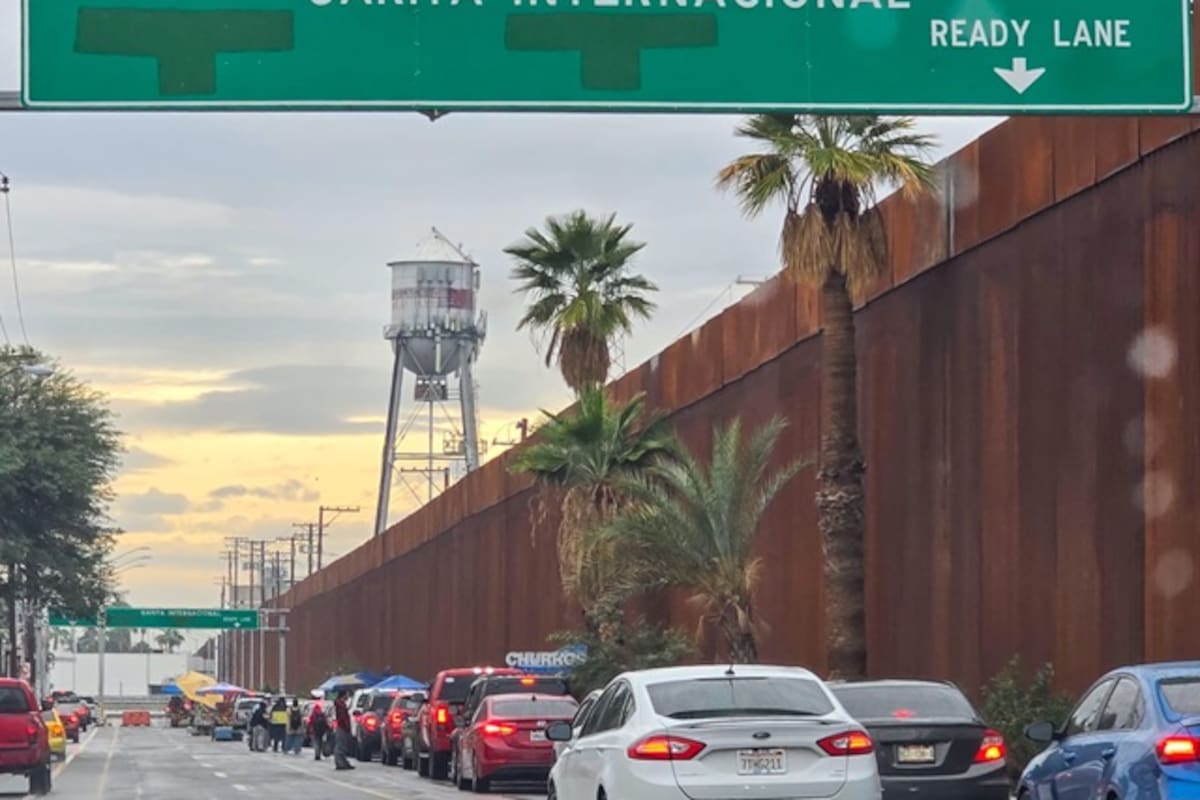 Cruce ágil en Nochebuena: reportan esperas cortas en garitas de Calexico