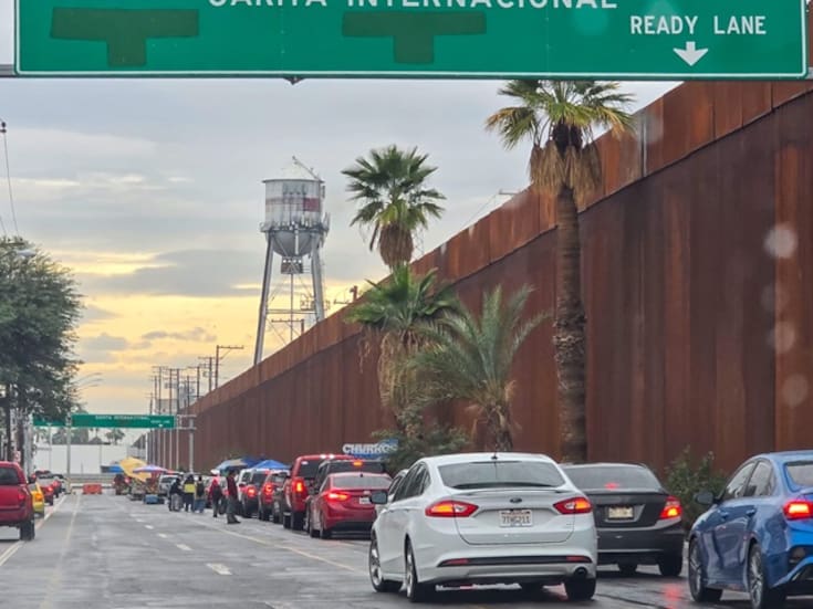 Cruce ágil en Nochebuena: reportan esperas cortas en garitas de Calexico