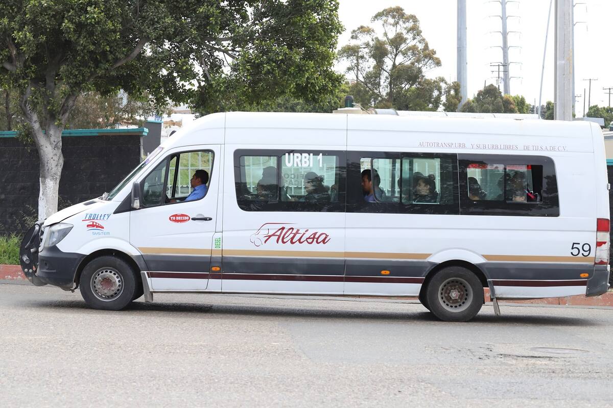 Transporte público sufre mayor inseguridad en zona Este de Tijuana