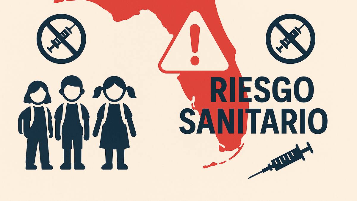 Florida desafía a la OMS: eliminar vacunas obligatorias pondría en riesgo a niños