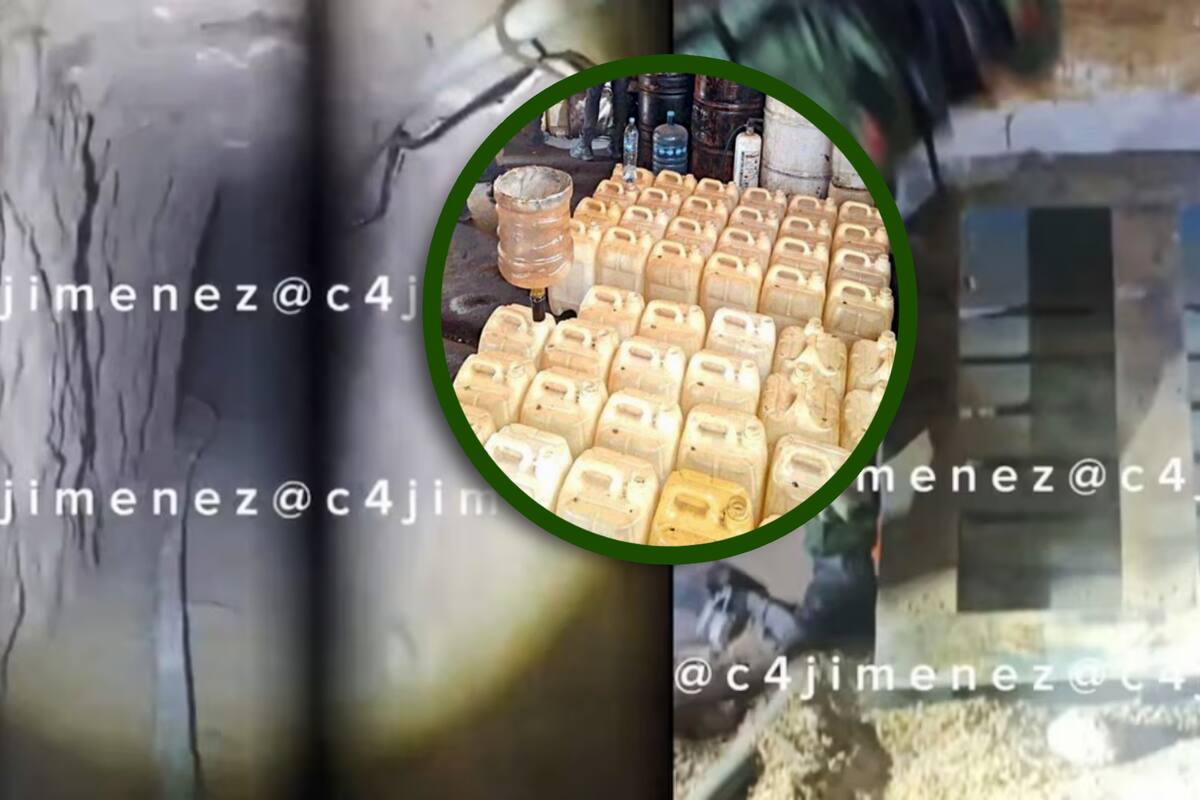 VIDEO: Descubren túnel clandestino de huachicoleo en Hidalgo que conecta con ductos de Pemex