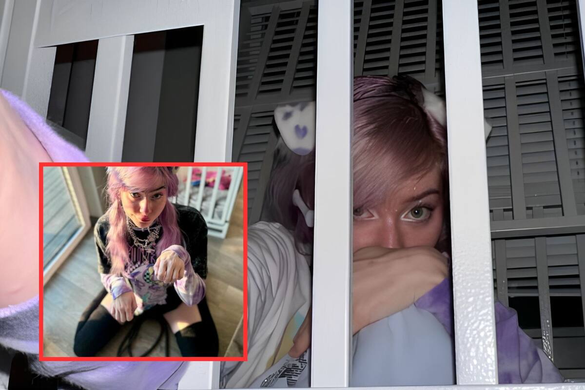 VIRAL: Joven asegura que se identifica como perro; duerme en una jaula y es ‘paseada’ por ‘adiestradores’