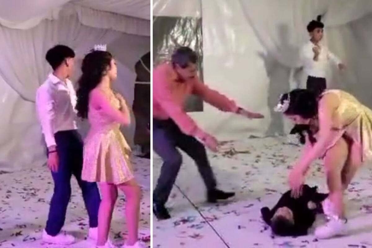 VIDEO: Niño se atraviesa durante baile de quinceañera y se vuelve viral