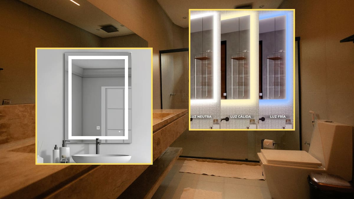 Mercado Libre rebaja 56% el espejo inteligente de Renovashop: el modelo más vendido cuesta hoy 349 pesos con envío gratis y luz táctil de tres tonos