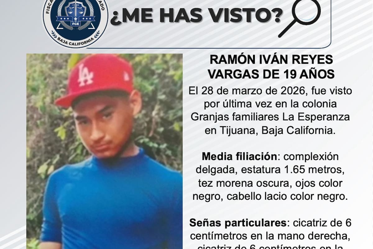 Ramón Iván Reyes Vargas de 19 años de edad