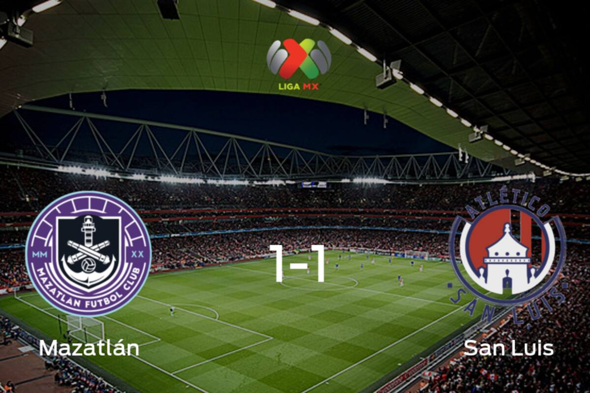Mazatlán salva un punto ante Atlético San Luis (1-1)