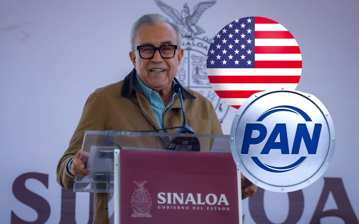 PAN presiona en el Senado por acusaciones de EU contra Rocha Moya. Foto: Gobierno de Sinaloa, Facebook Pan y Canvas