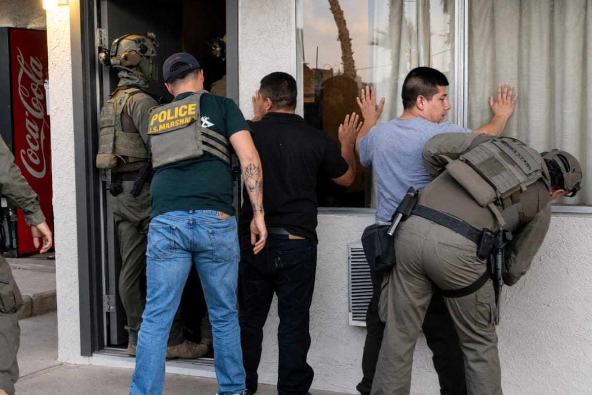 Patrulla Fronteriza captura a inmigrantes alojados en motel de Arizona