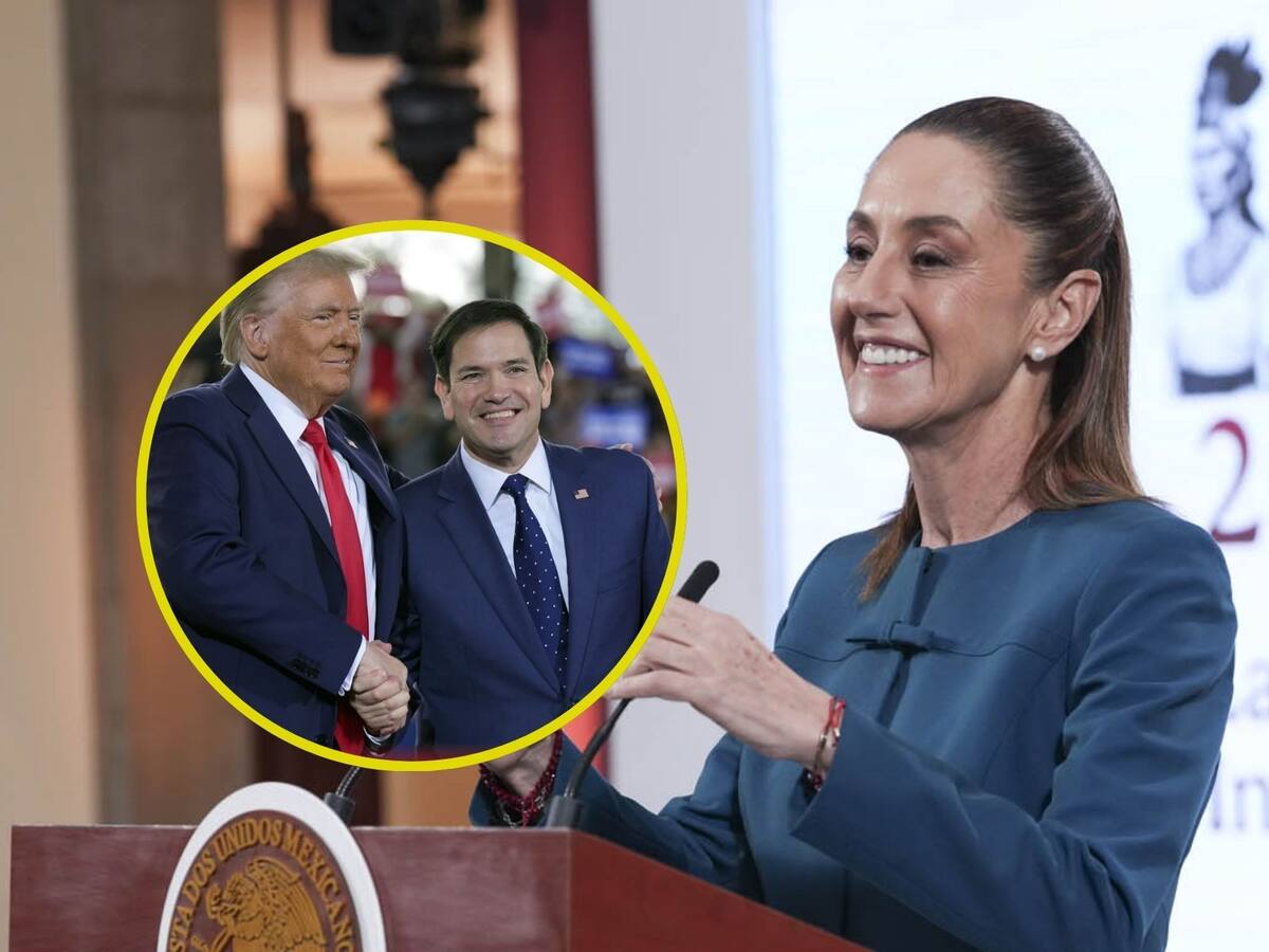 Sheinbaum confirma visita de Marco Rubio a México el 3 de septiembre. | Crédito: Presidencia/AP