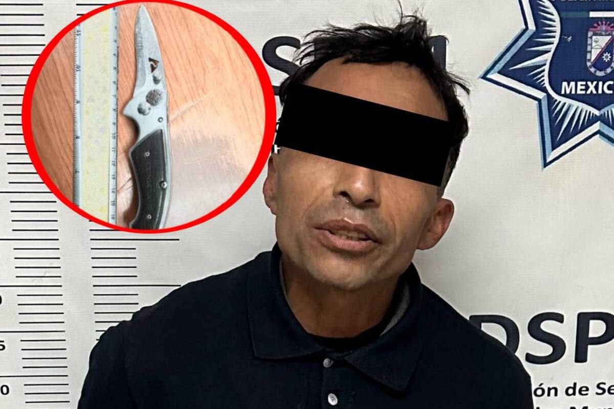 Sujeto le tiraba piedras a los vehículos, contaba con orden de aprehensión activa