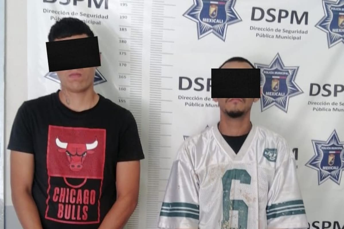 Atrapados cuando pintaban graffiti en parque industria