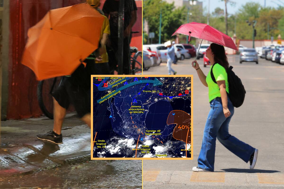 Clima hoy 19 de septiembre: Lluvias intensas en varios estados y calor extremo superior a 35 °C