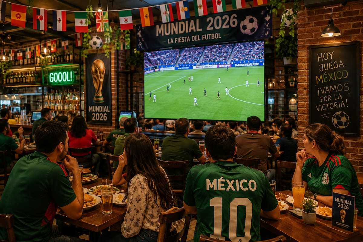 Mundial 2026: Transmitir partidos en tu negocio sin licencia puede costarte hasta 29.3 millones de pesos y el cierre temporal