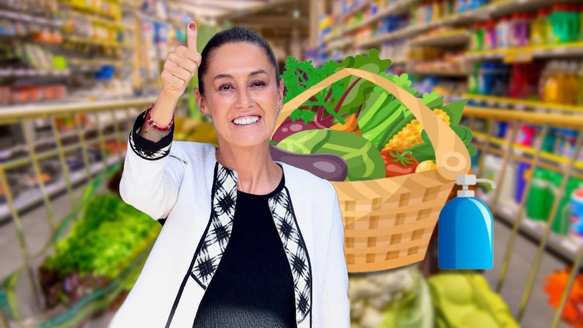 Claudia Sheinbaum ‘congela’ la canasta básica a 910 pesos junto a la Inicitiva Privada al renovar el paquete contra la inflación; ¿Cuál es el precio promedio de cada producto?