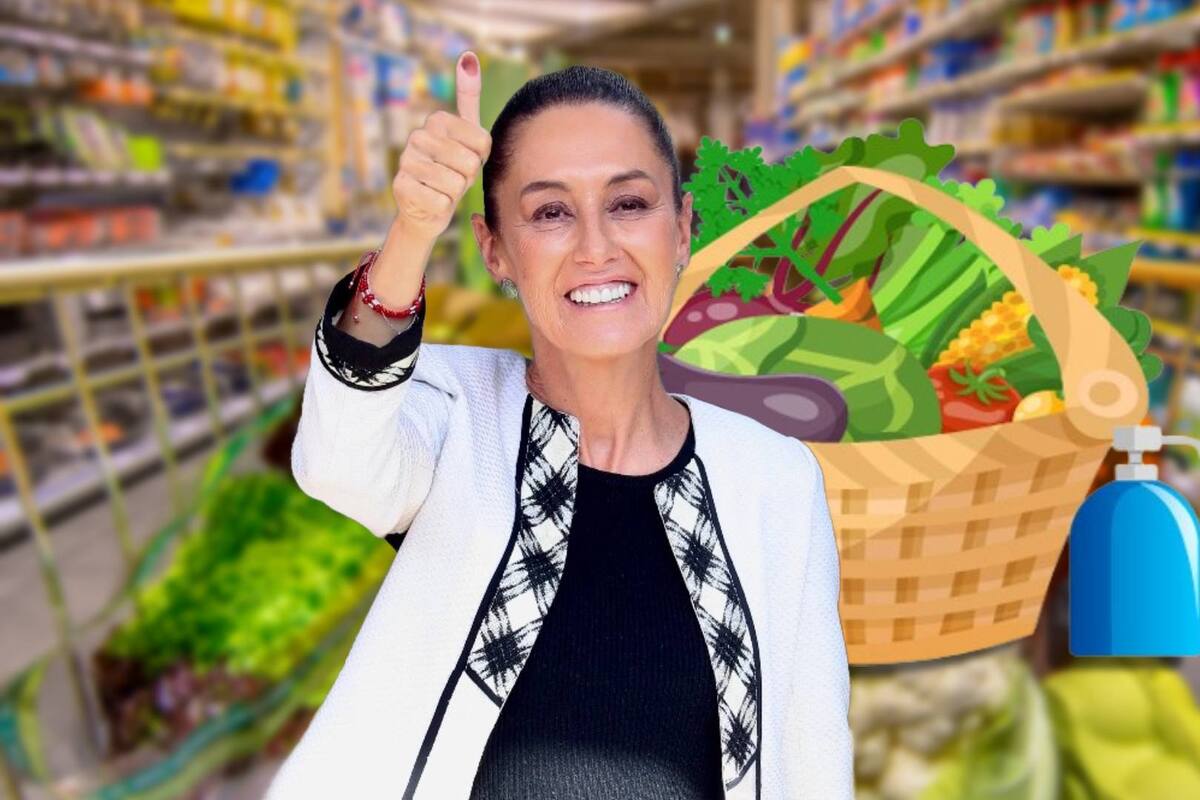 ¡Baja la canasta básica en México! Estos productos la componen y su precio tras el acuerdo de Sheinbaum con la IP