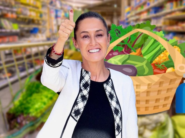 Claudia Sheinbaum ‘congela’ la canasta básica a 910 pesos junto a la Inicitiva Privada al renovar el paquete contra la inflación; ¿Cuál es el precio promedio de cada producto?