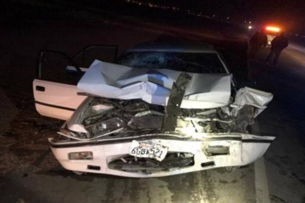 Chocan de frente en la carretera a Santa Isabel, muere uno