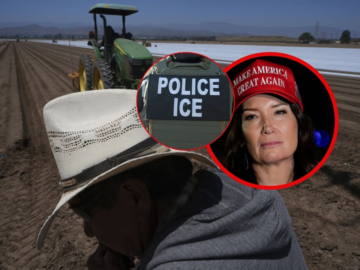 Secretaria de Agricultura de EEUU afirma que trabajadores agrícolas "no tendrán amnistía" ante deportaciones. | Crédito: REUTERS/AP