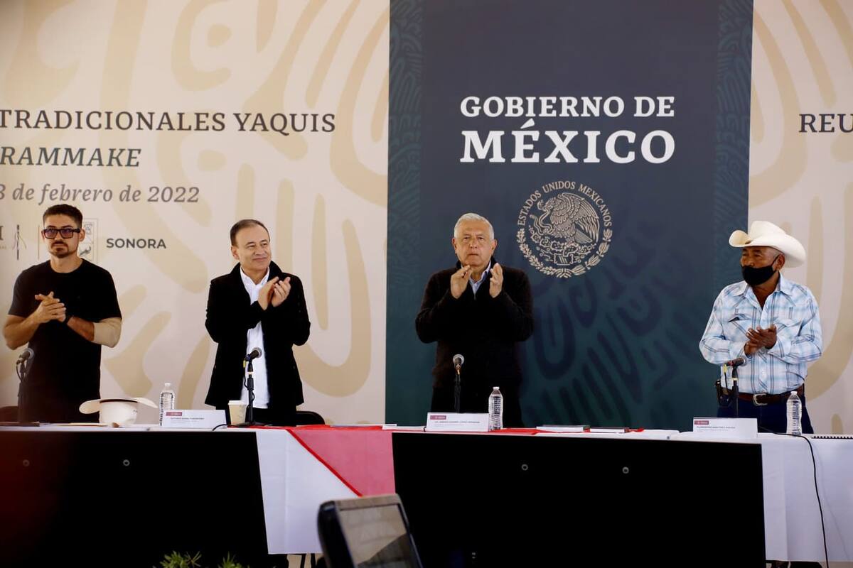 Propone AMLO a Yaquis dejar de cobrar en bloqueos de “Cuatro Carriles”