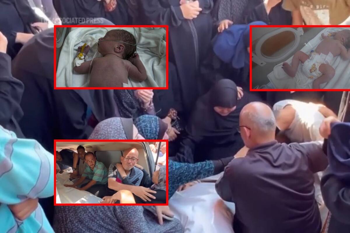 Médicos rescatan a bebé del vientre de su madre que murió en bombardeo israelí en Gaza