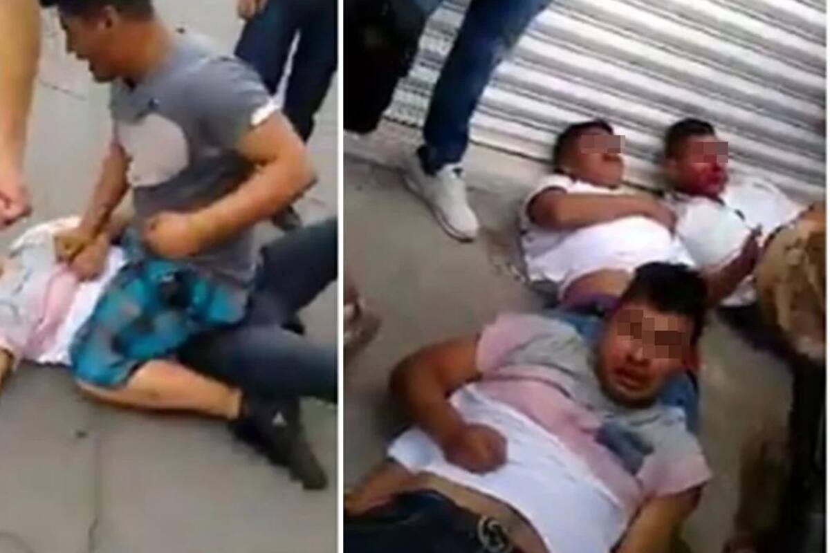 "Póngase a trabajar": gritan a tres ladrones tras golpiza