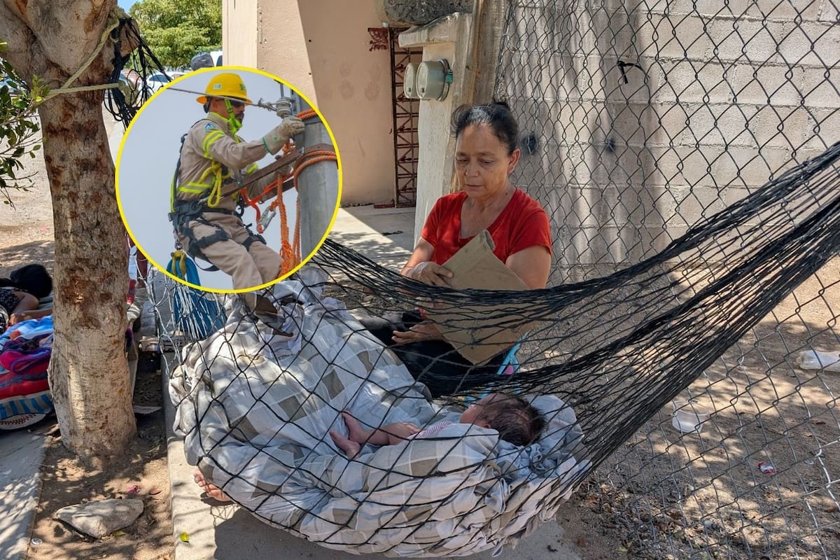 Con calor de 51°C sobreviven sin luz en la colonia Paseo del Pedregal