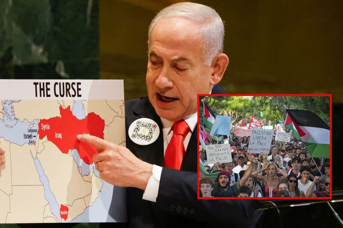 “Es una maldición”: Netanyahu fue boicoteado por países ante la ONU, entre abucheos y abandono de asistentes, mientras daba su discurso contra Palestina