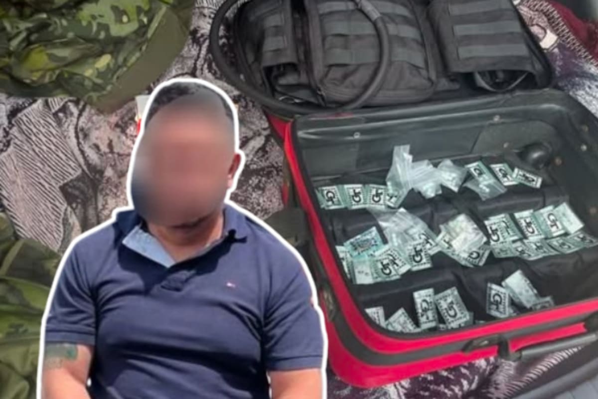 Sospechoso armado y con droga cae en Culiacán tras intentar evadir a la Guardia Nacional