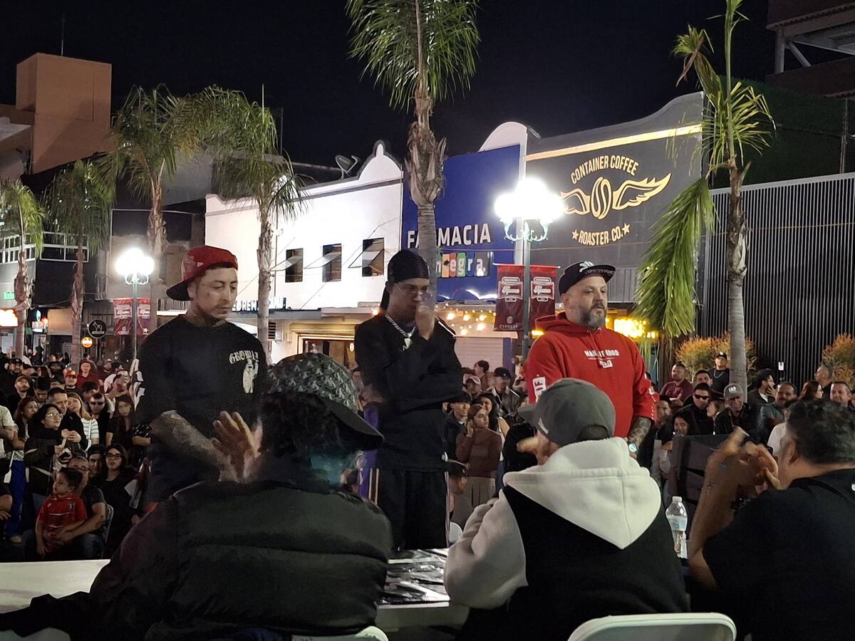 “Freestyle Gym Xpress” reunió a raperos de Baja California y otros estados en una competencia de improvisación y freestyle. Foto: Víctor Delgado