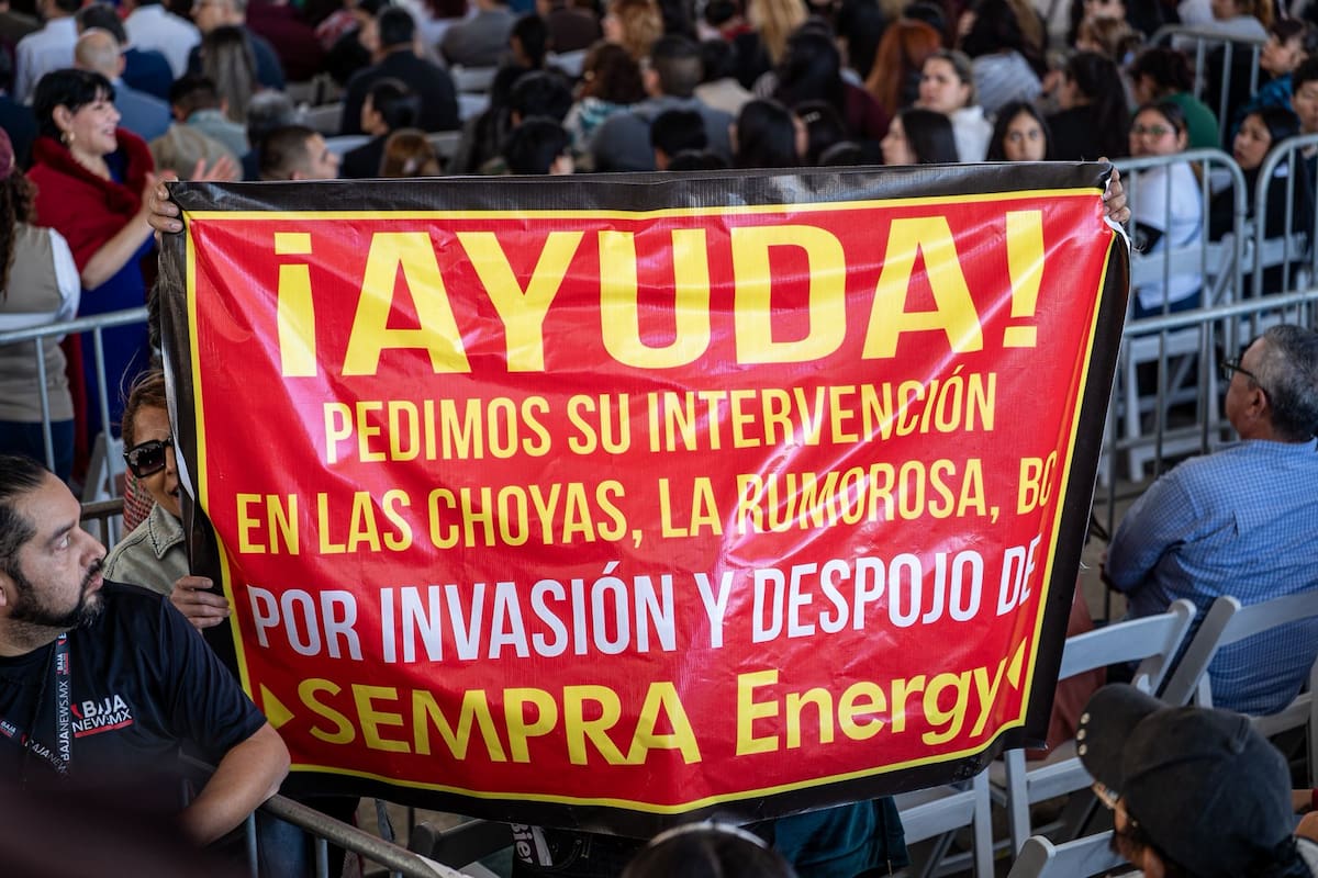 Manifestantes piden intervención federal por presunta invasión de terrenos en La Rumorosa