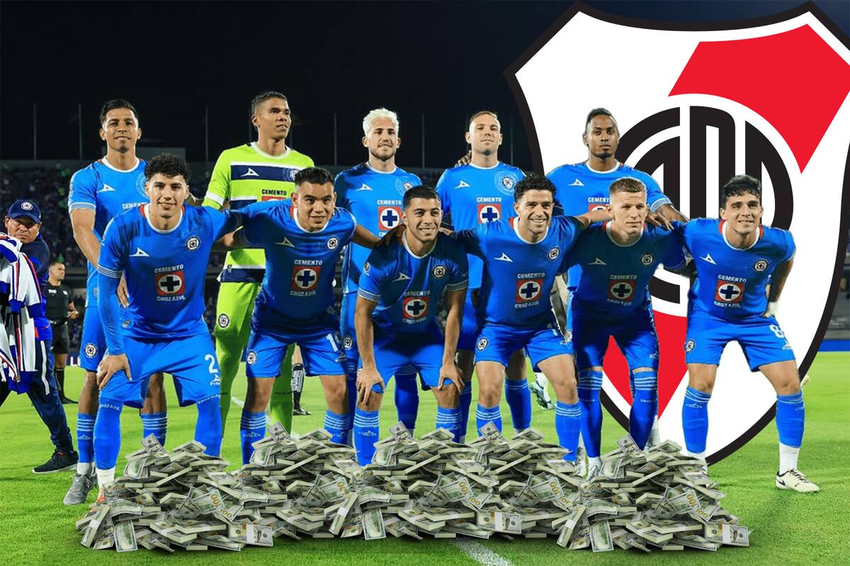 Cruz Azul recibirá 3.9 millones de dólares por venta de jugador al River Plate