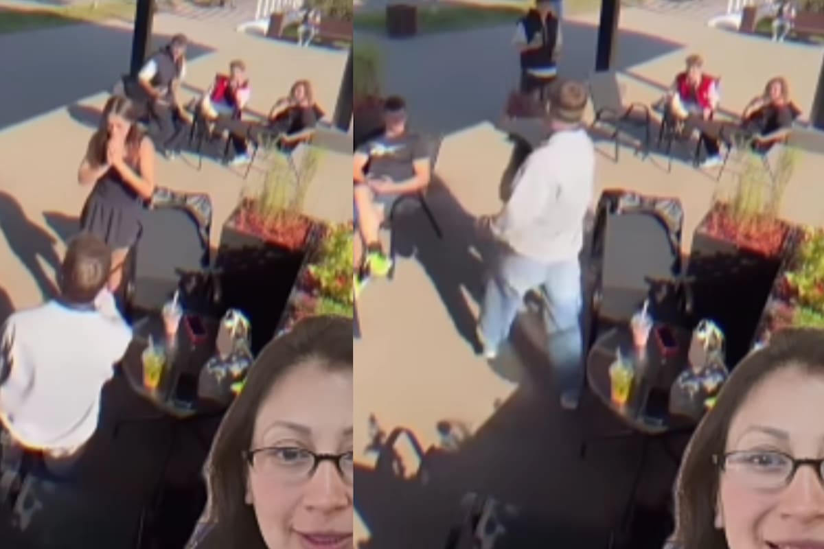 Mujer rechaza propuesta de matrimonio; él intenta golpearla y ella se defiende dejándolo en el suelo