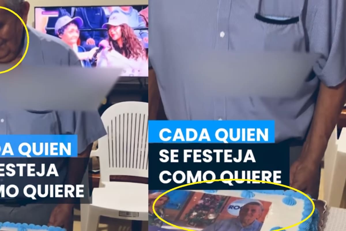 Abuelo celebra sus 80 años con temática del programa de Rocío Sánchez Azuara “Acércate a Rocío” y se vuelve viral