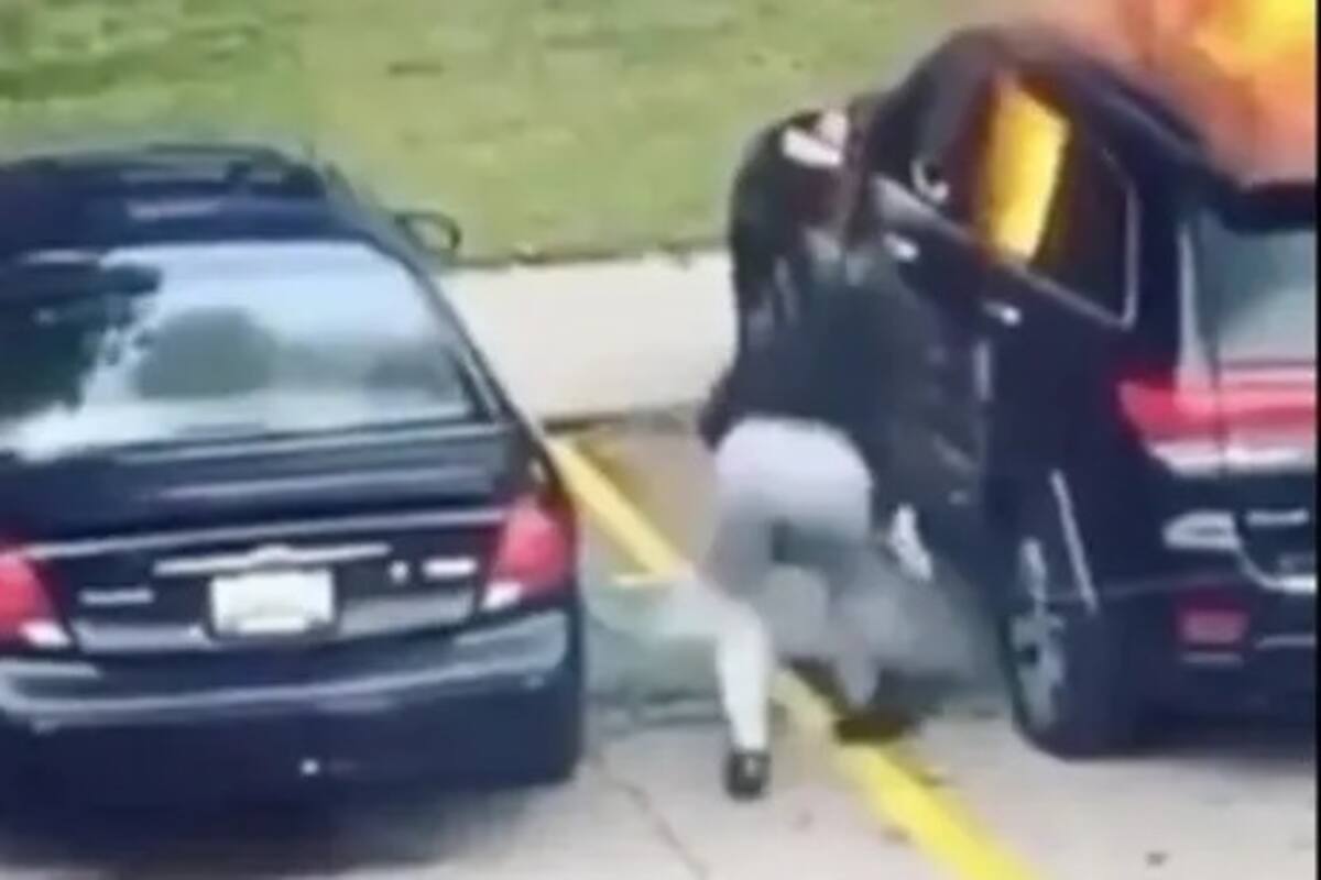 Descubre supuesta infidelidad de su novio y decide incendiar su carro en venganza