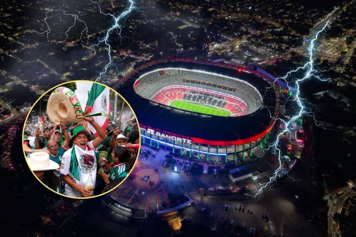 México vs Inglaterra se jugará bajo lluvia, rayos y posible granizo; activan protocolo en el Estadio CDMX y Alerta Naranja