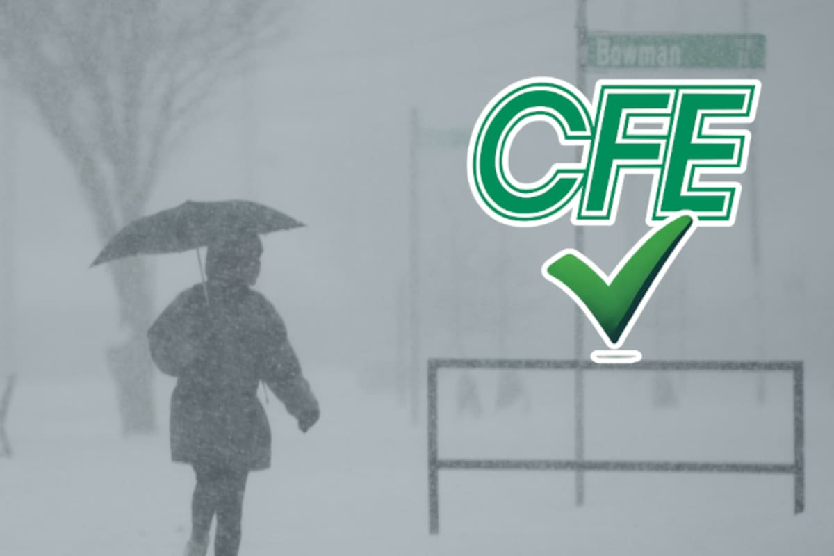 Mientras la tormenta invernal en Estados Unidos provoca cortes de luz en el norte de México, la CFE asegura capacidad suficiente para enfrentar contingencias