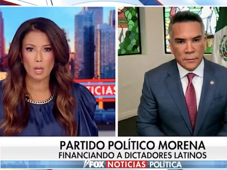 Alito Moreno va a Fox News para acusar a gobierno de AMLO y Sheinbaum de “narcodictadura”; redes se burlan de su “gira al estilo de Lilly Téllez”