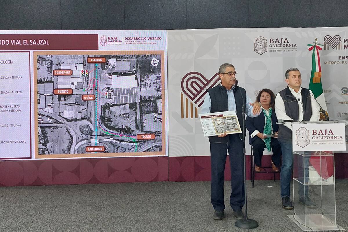 Nodo Vial El Sauzal registra 75% de avance