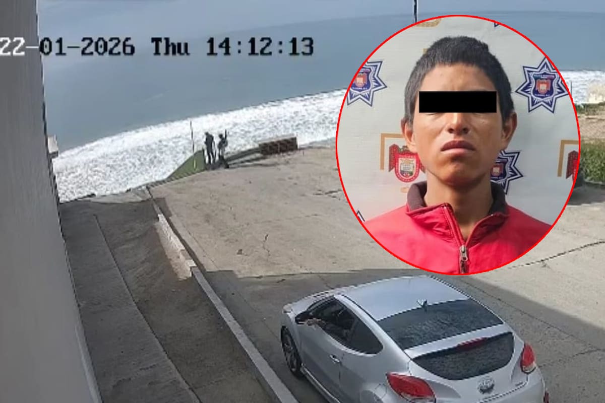 Arresta Policía Municipal a presunto agresor con arma blanca en Playas de Tijuana