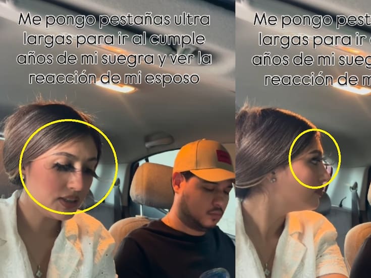 “No puedes ni abrir los ojos con eso, están bien feas.”: Joven le juega broma a su novio con pestañas extra grandes y se vuelven virales