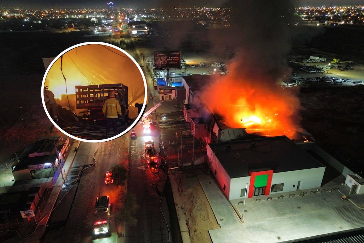 Incendio consume empresa y causa caos vial en la Carranza