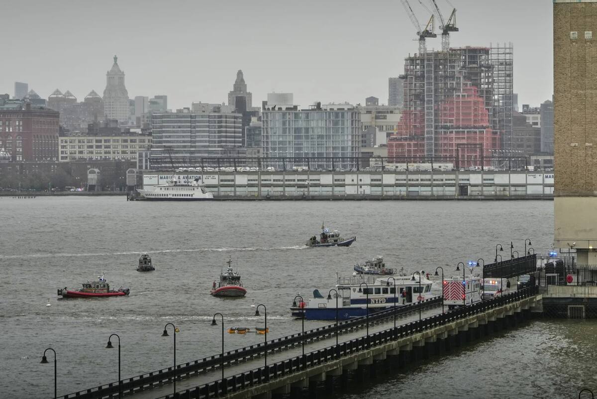 Tragedia en Río Hudson: la escena donde murió la familia del CEO de Siemmens. | Crédito: AP