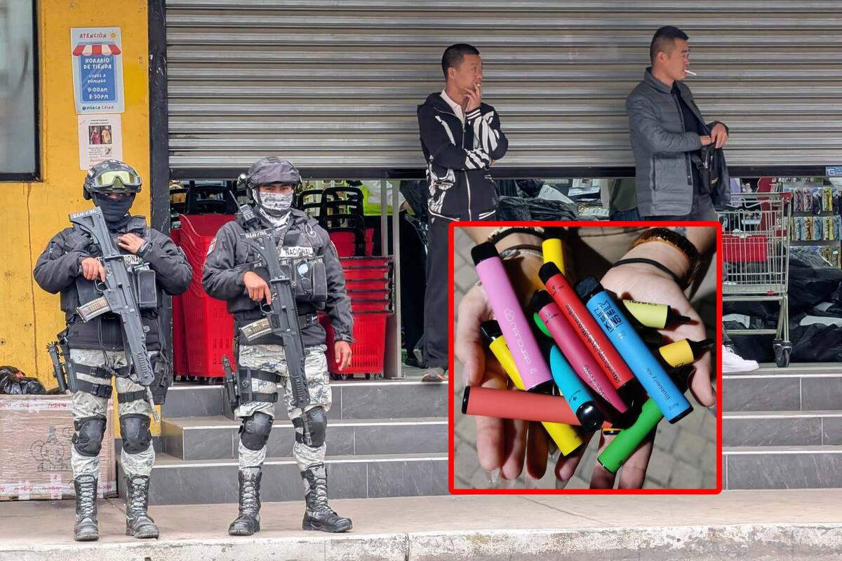 Decomisan vapeadores en comercios chinos en Hermosillo durante la ‘Operación Limpieza’
