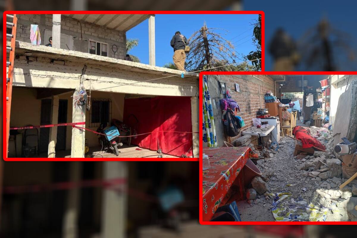 Niña de 8 años resulta lesionada tras colapso de techo en vivienda mientras dormía, en Guasave