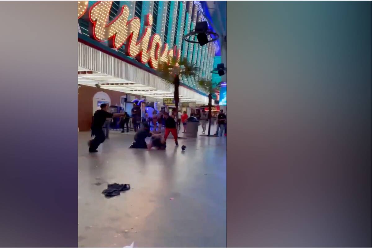 VIDEO: Tiroteo en la famosa calle Freemont, de Las Vegas deja un muerto y un herido