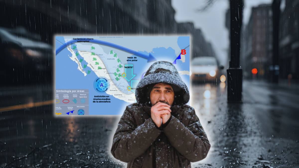 Evento "Norte" congelará gran parte de México a partir de hoy y durante todo el fin de semana. Foto: Especial