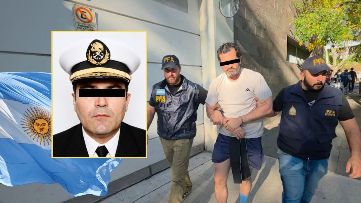 Fernando “N”, excontralmirante señalado por presunto huachicol fiscal, enfrenta solicitud de extradición de México mientras su defensa acusa falta de pruebas y pide asilo en Argentina para frenar su regreso